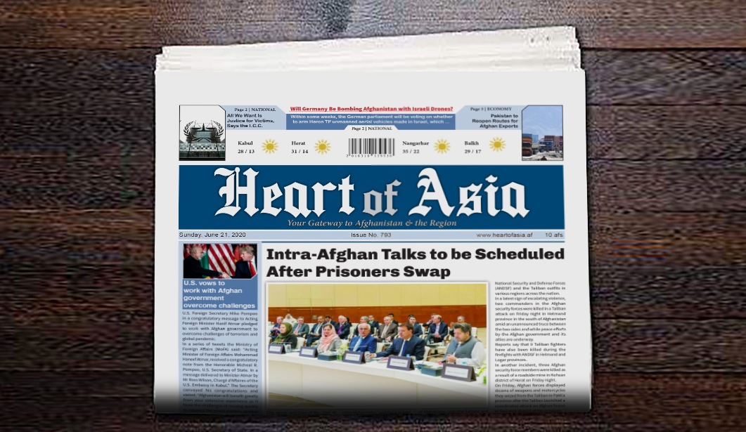 Intra-Afghan Talks To Be Scheduled After Prisoners Swap – Heart Of Asia